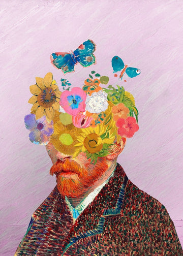 Flower Head by Van Gogh Wall Art - Style My Wall,frame