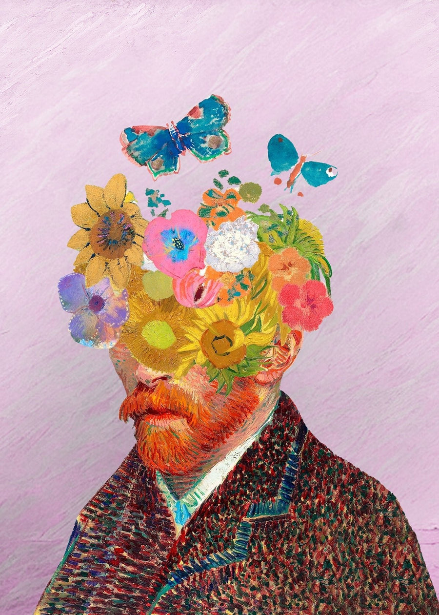 Flower Head by Van Gogh Wall Art