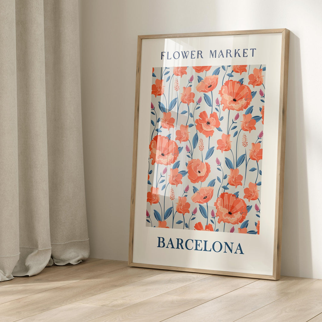 Flower Market - Barcelona Wall Art Prints - Style My Wall