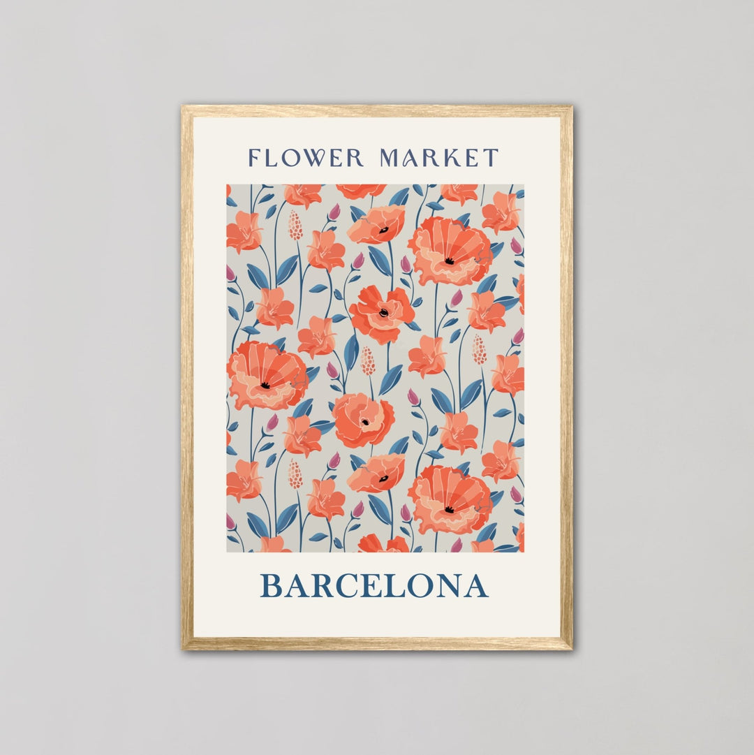 Flower Market - Barcelona Wall Art Prints - Style My Wall