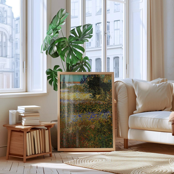 Flowering Garden Wall Art By Vincent van Gogh - Style My Wall