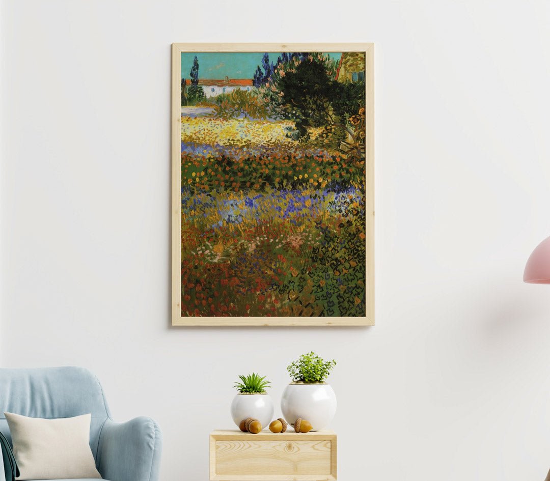 Flowering Garden Wall Art By Vincent van Gogh - Style My Wall