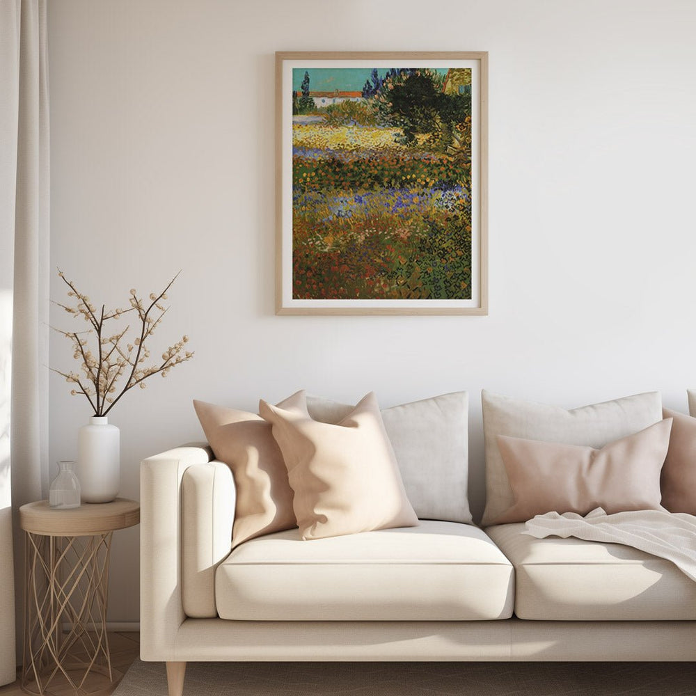 Flowering Garden Wall Art By Vincent van Gogh - Style My Wall