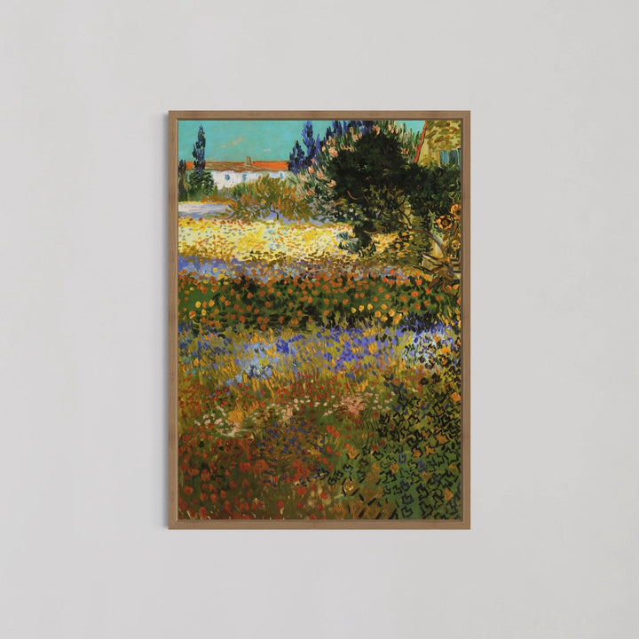 Flowering Garden Wall Art By Vincent van Gogh - Style My Wall, frame