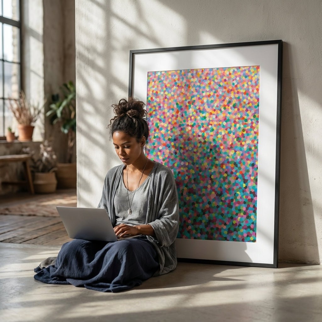 Flowers Portrait by Katherine Spiller wall - art - picture - poster