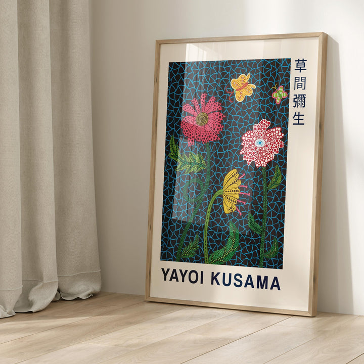 Flowers Wall Art by Yayoi Kusama - Style My Wall