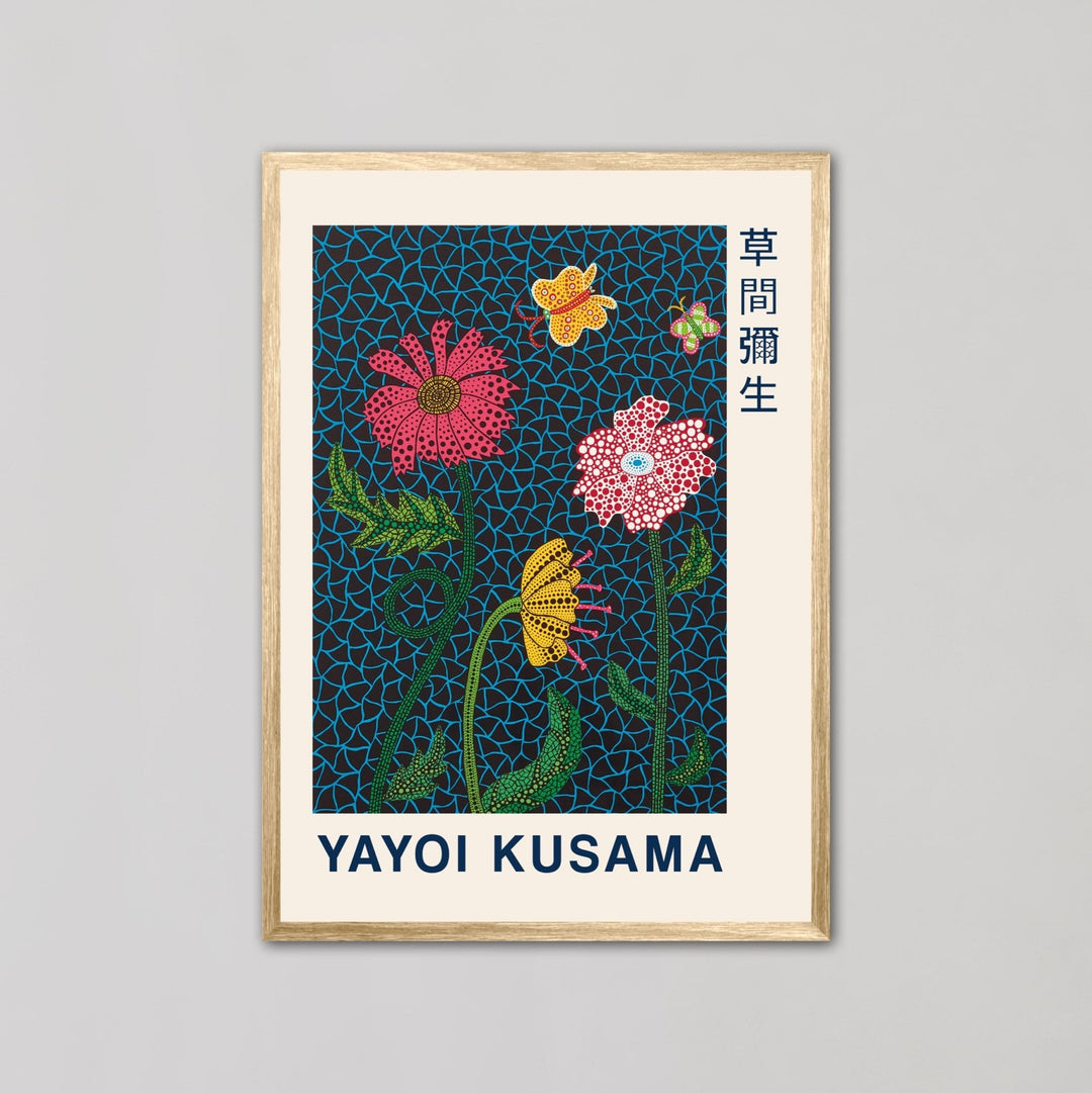 Flowers Wall Art by Yayoi Kusama - Style My Wall