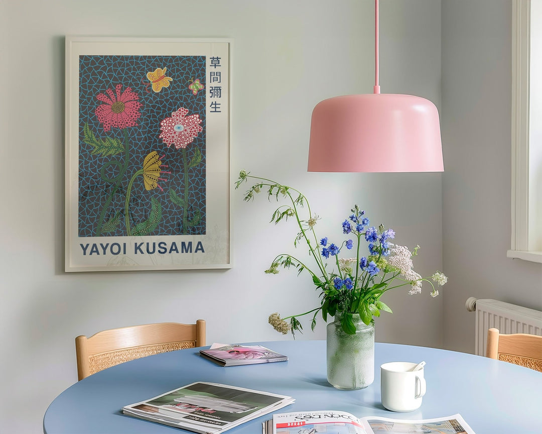 Flowers Wall Art by Yayoi Kusama - Style My Wall