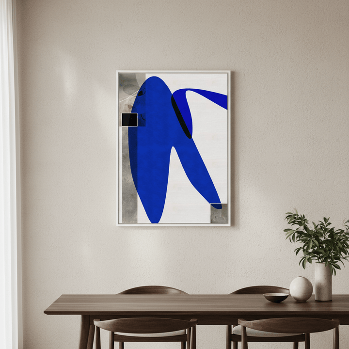 Flowing Blue by Rom Lammar wall - art - picture - poster
