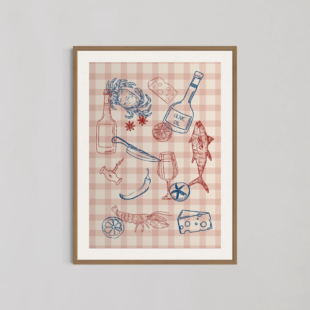 Food And Beverage Wall Art - Style My Wall,frame