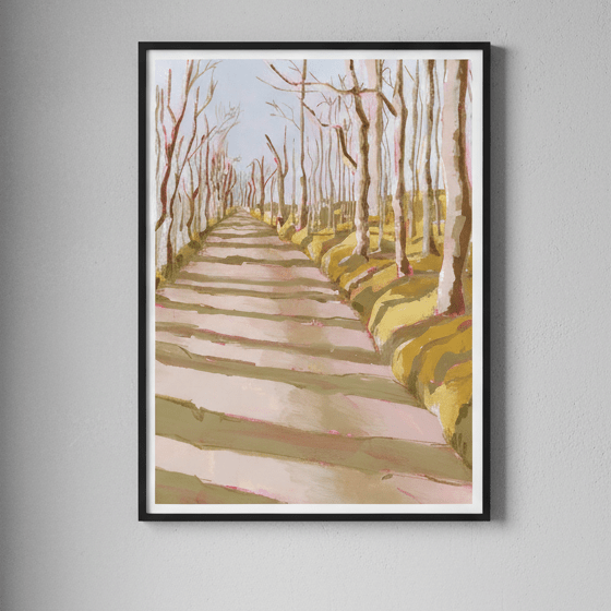 Forest Path by Lucrecia Caporale wall - art - picture - poster