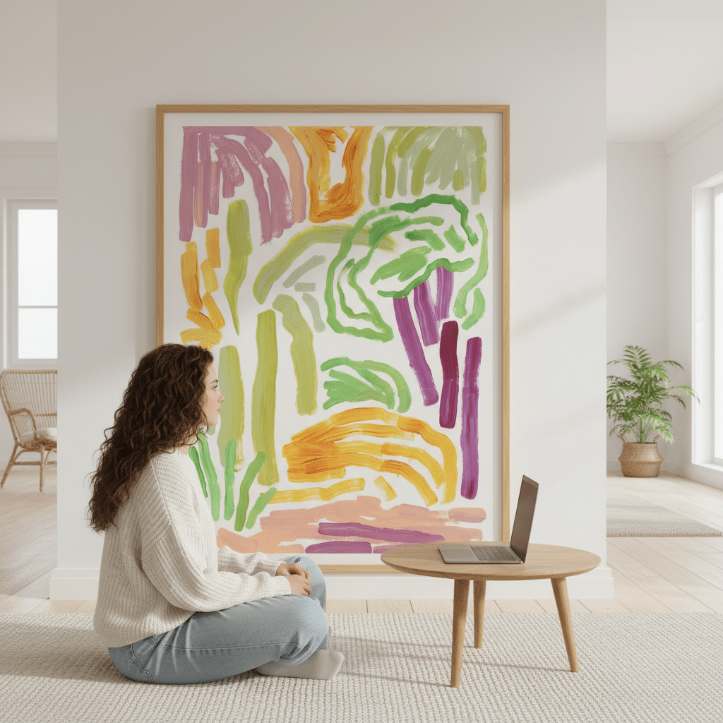 Form and Color by Josefina Preumayr wall - art - picture - poster