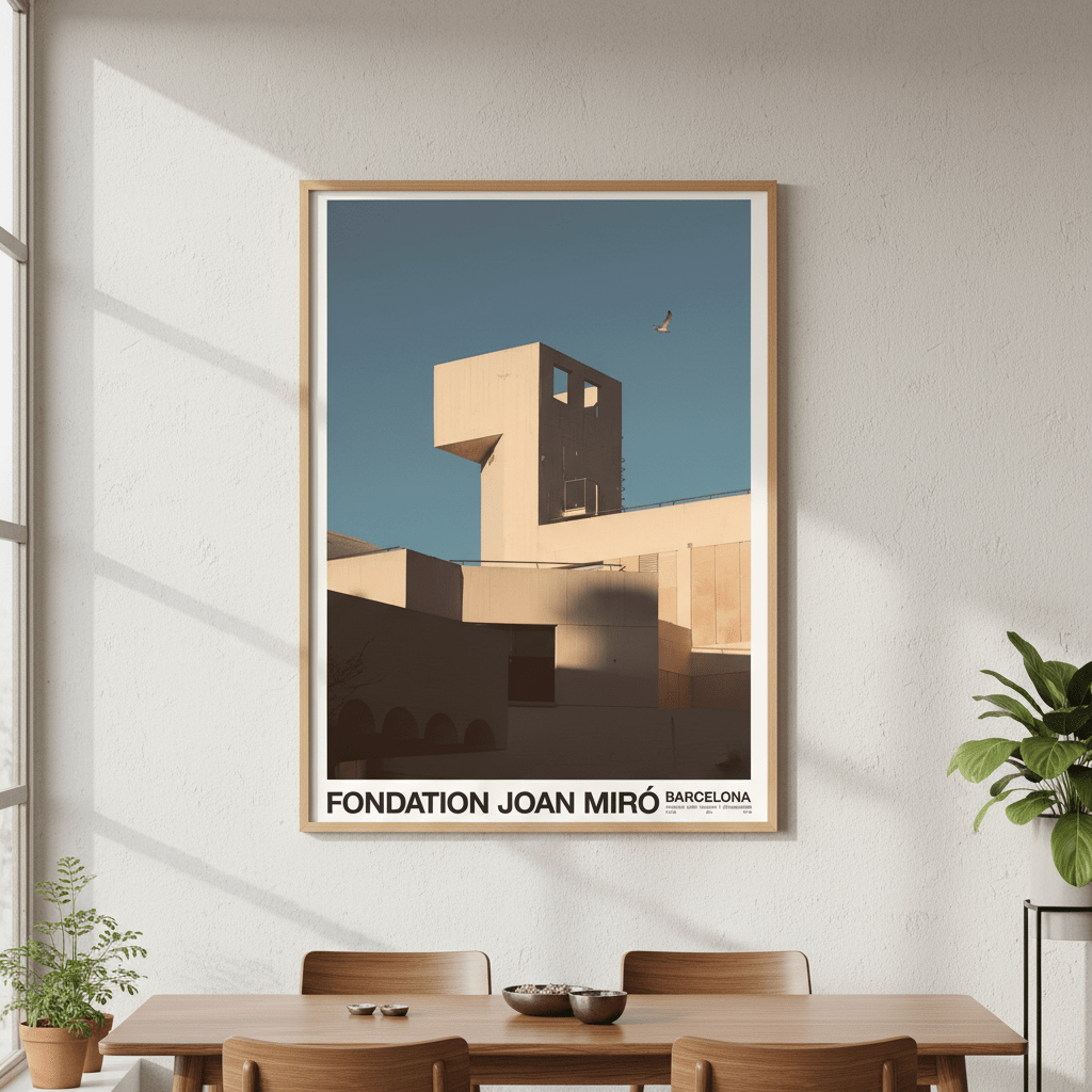 Foundation Juan Miro by Florent Bodart wall - art - picture - poster