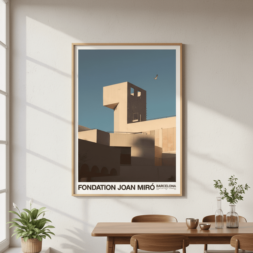 Foundation Juan Miro by Florent Bodart wall - art - picture - poster