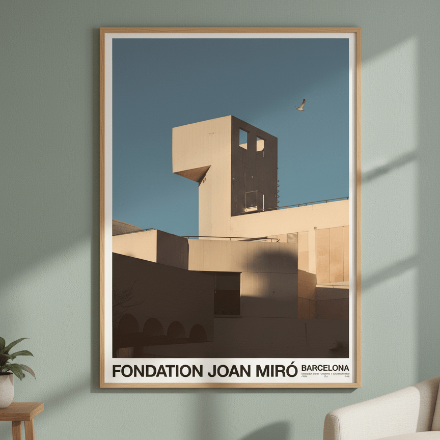 Foundation Juan Miro by Florent Bodart wall - art - picture - poster
