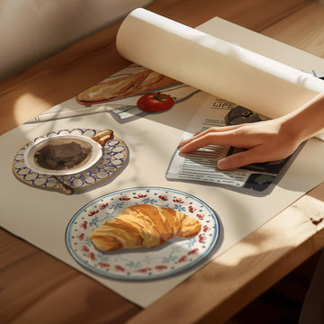 French Breakfast Kitchen Decor Wall Art - Style My Wall