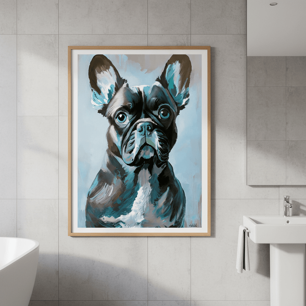 Frenchie by Inkheart Designs wall - art - picture - poster
