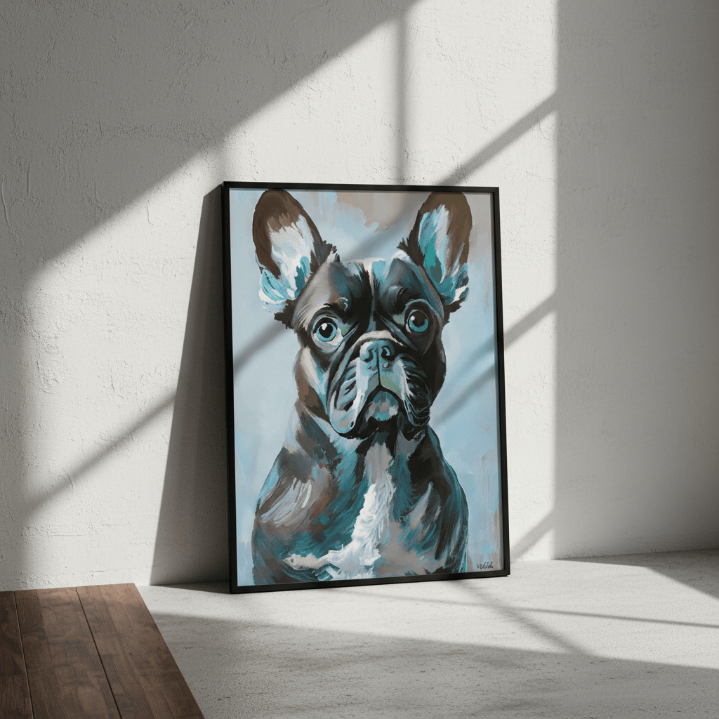 Frenchie by Inkheart Designs wall - art - picture - poster