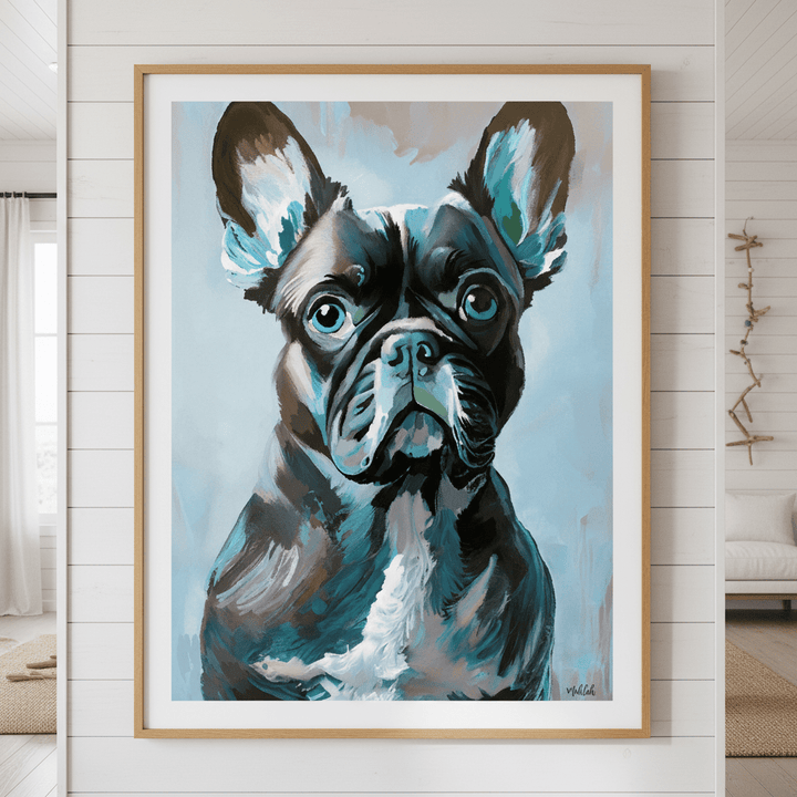 Frenchie by Inkheart Designs wall - art - picture - poster