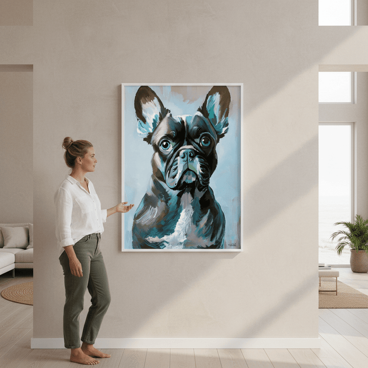 Frenchie by Inkheart Designs wall - art - picture - poster