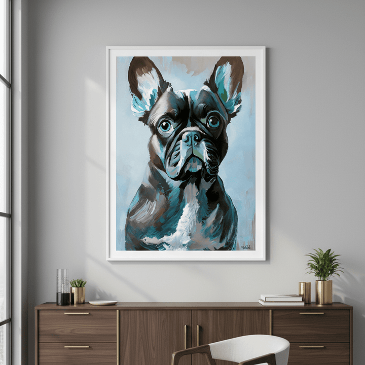 Frenchie by Inkheart Designs wall - art - picture - poster
