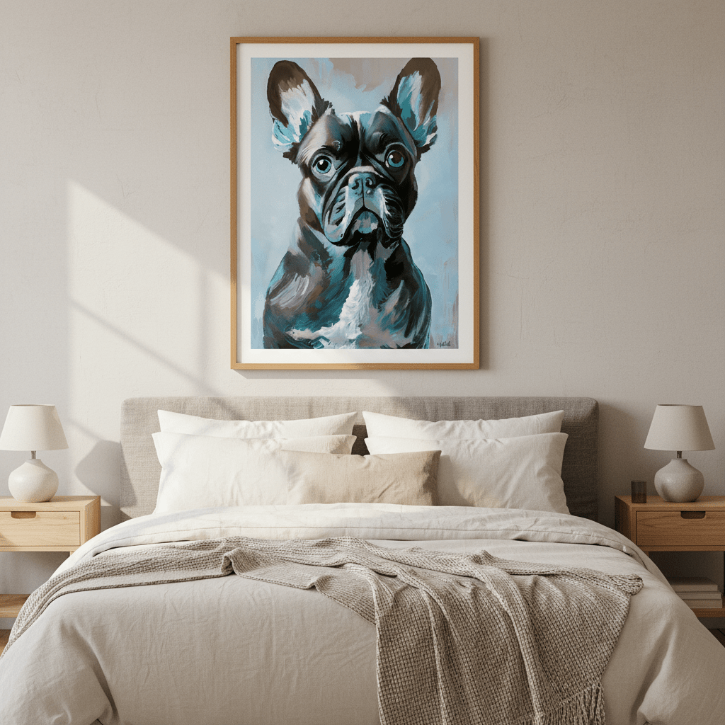 Frenchie by Inkheart Designs wall - art - picture - poster