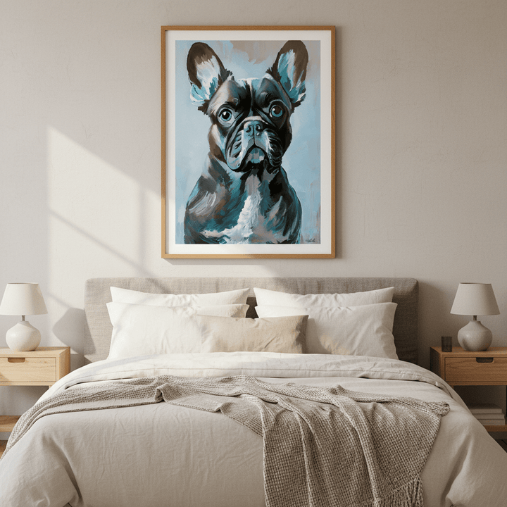 Frenchie by Inkheart Designs wall - art - picture - poster
