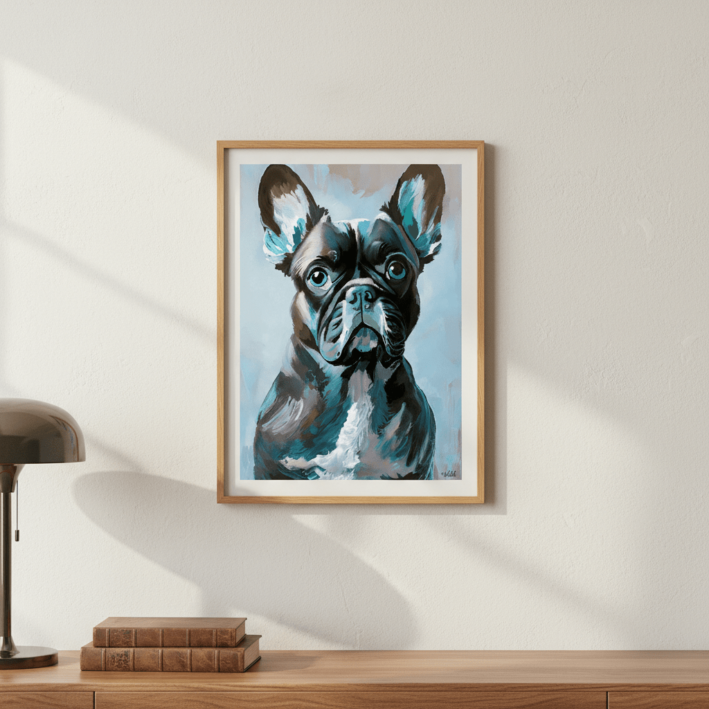 Frenchie by Inkheart Designs wall - art - picture - poster
