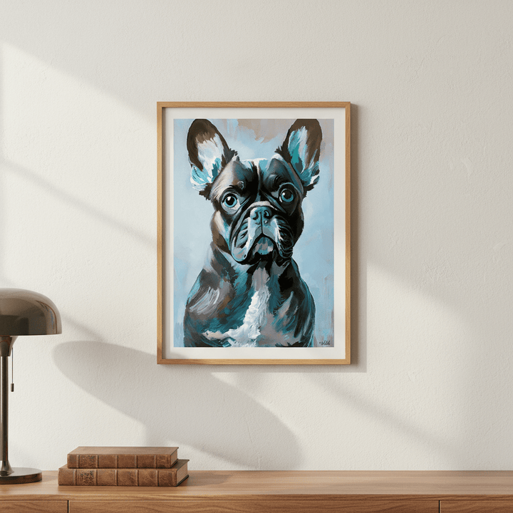 Frenchie by Inkheart Designs wall - art - picture - poster