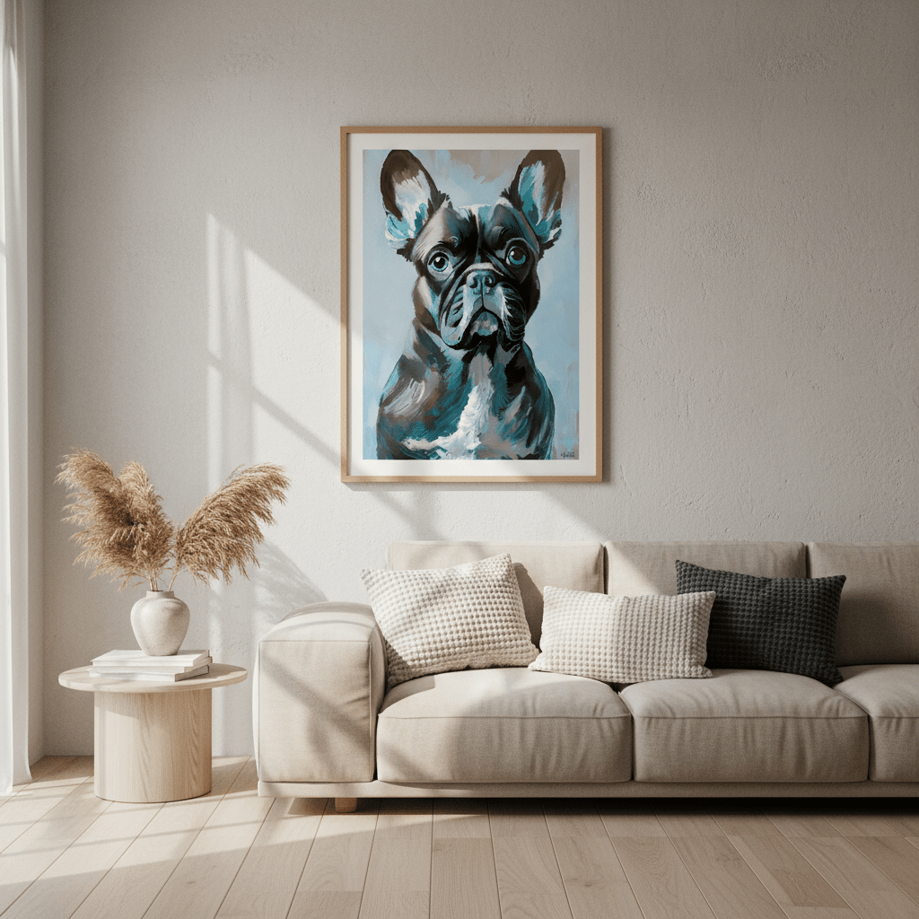 Frenchie by Inkheart Designs wall - art - picture - poster