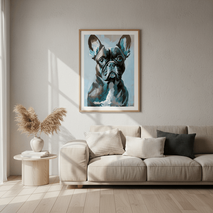 Frenchie by Inkheart Designs wall - art - picture - poster