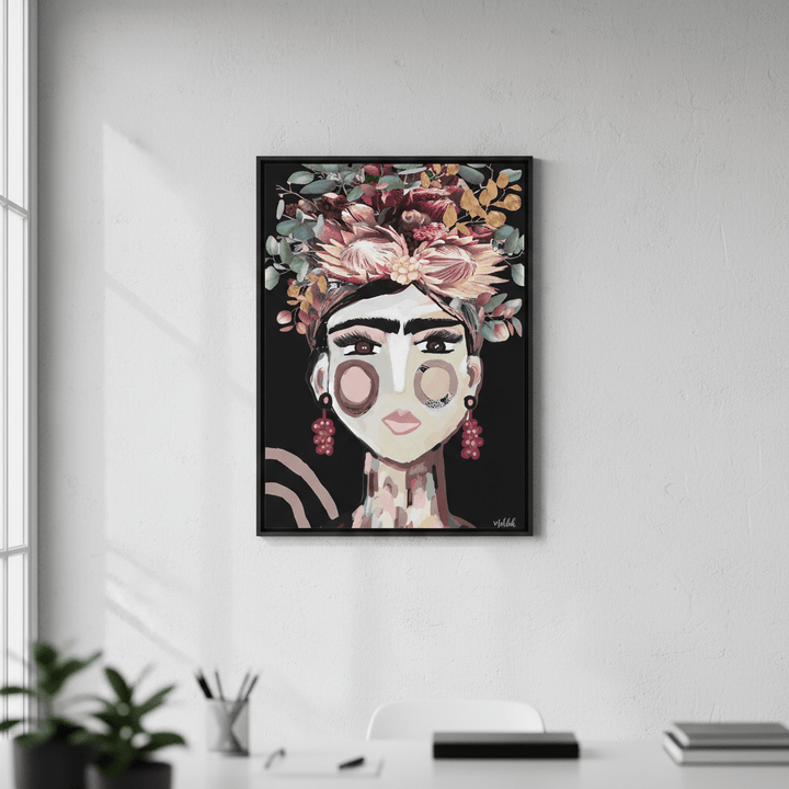 Frida Australiana Black by Inkheart Designs wall - art - picture - poster