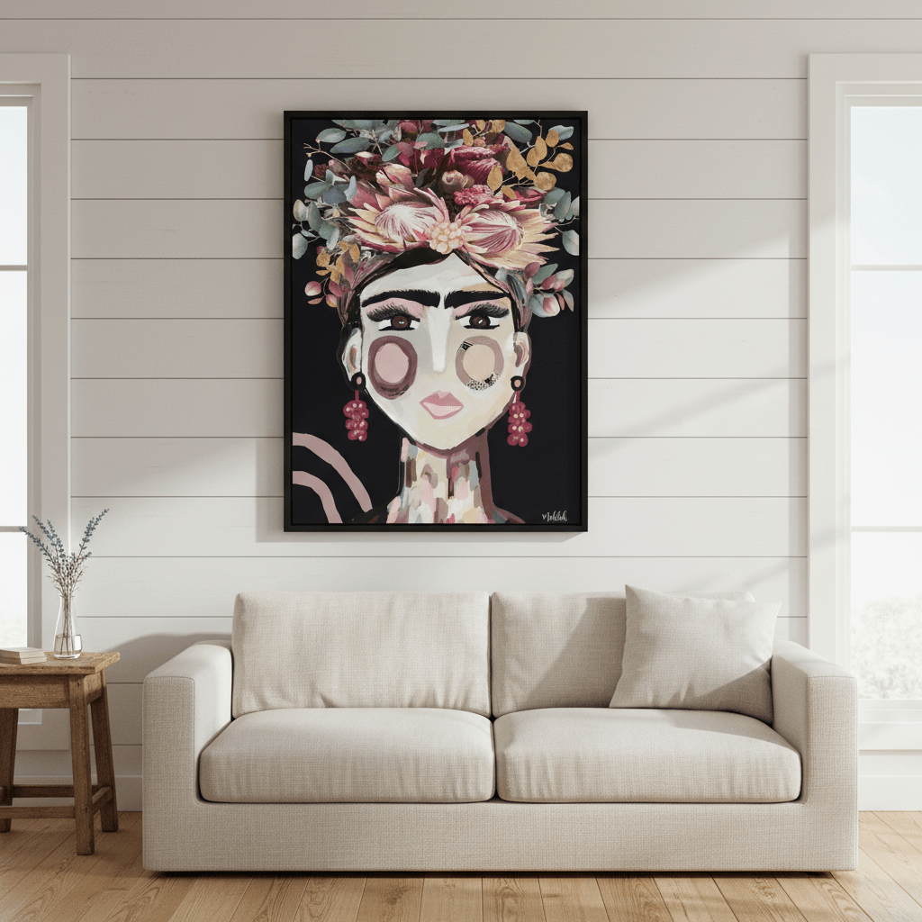 Frida Australiana Black by Inkheart Designs wall - art - picture - poster