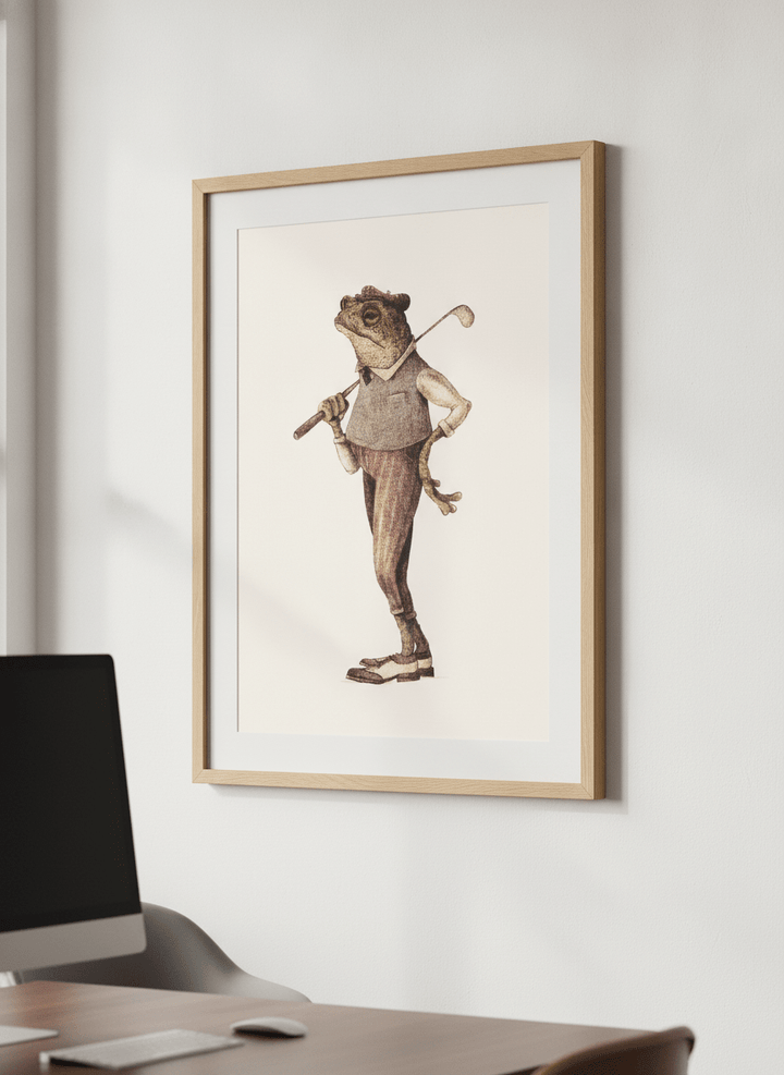 Contemporary wall art featured in a bright modern office workspace