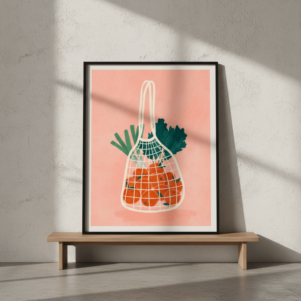 Fruit and Vegetables by Bea Muller wall - art - picture - poster
