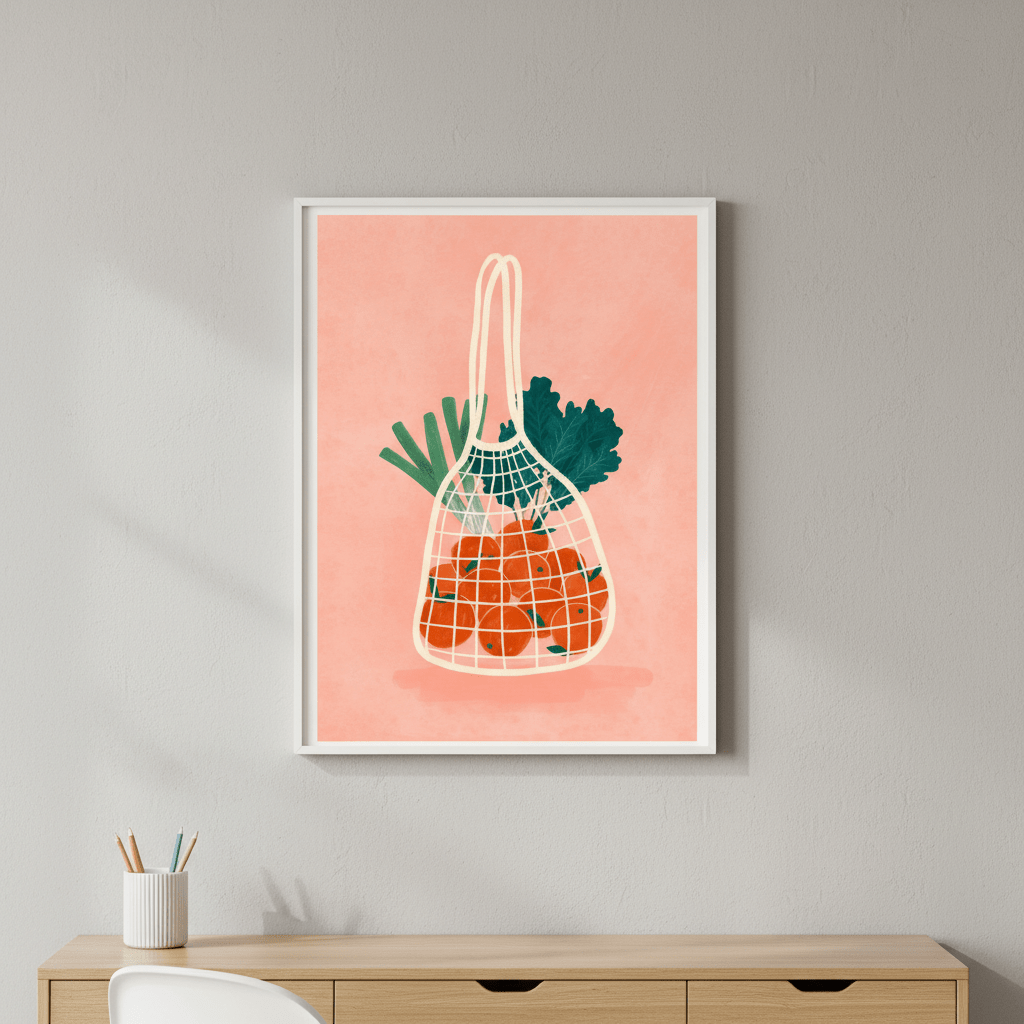 Fruit and Vegetables by Bea Muller wall - art - picture - poster