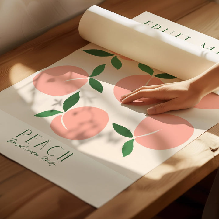 Fruit Market Lemon & Peach Set of 2 Wall Art