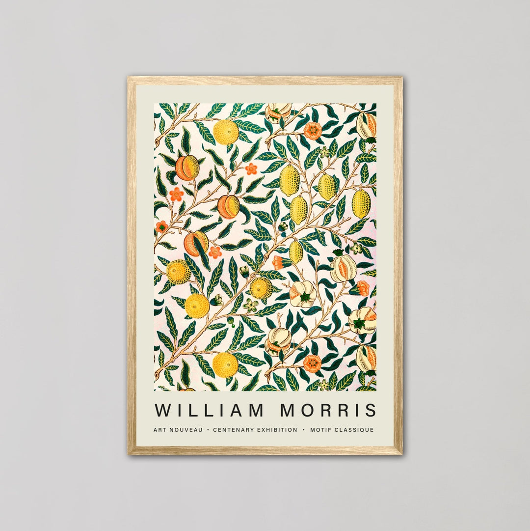 Fruit Pattern Wall Art by William Morris - Style My Wall