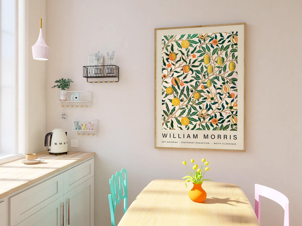 Fruit Pattern Wall Art by William Morris - Style My Wall