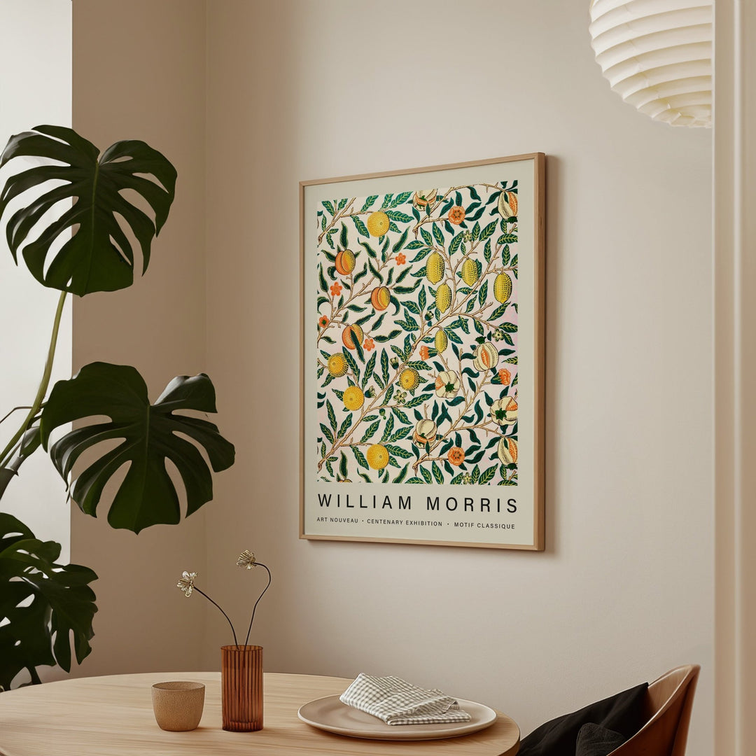 Fruit Pattern Wall Art by William Morris - Style My Wall