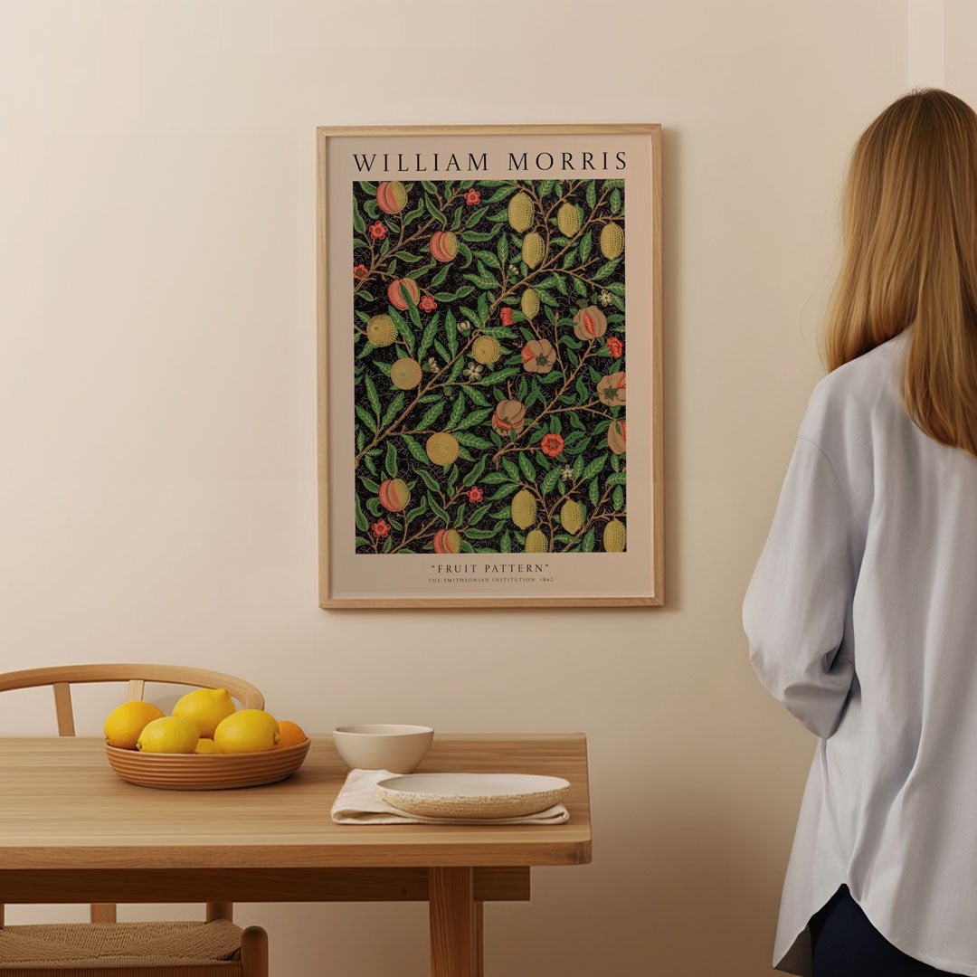 Fruit Pattern Wall Art by William Morris - Style My Wall