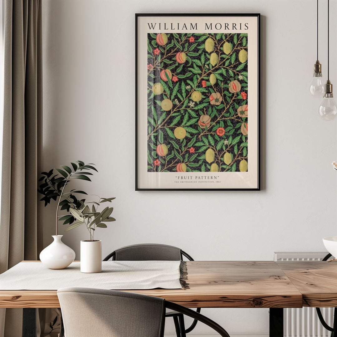 Fruit Pattern Wall Art by William Morris - Style My Wall