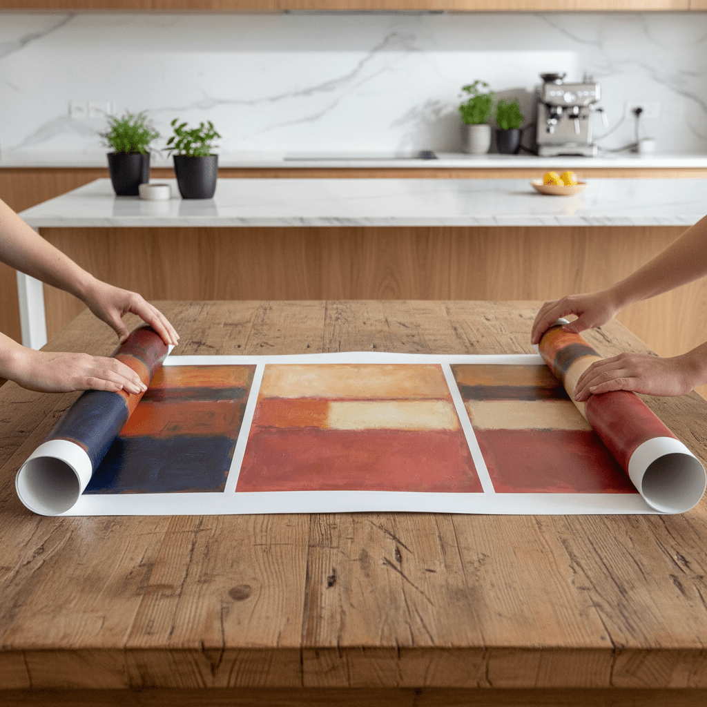 Full of Colour Trio Mark Rothko Inspired Abstract Wall Art wall - art - picture - poster