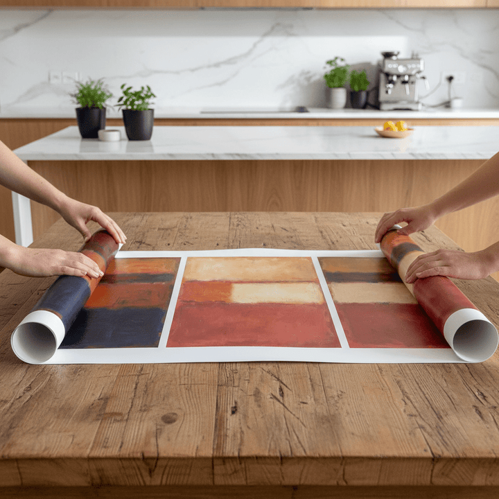 Full of Colour Trio Mark Rothko Inspired Abstract Wall Art wall - art - picture - poster