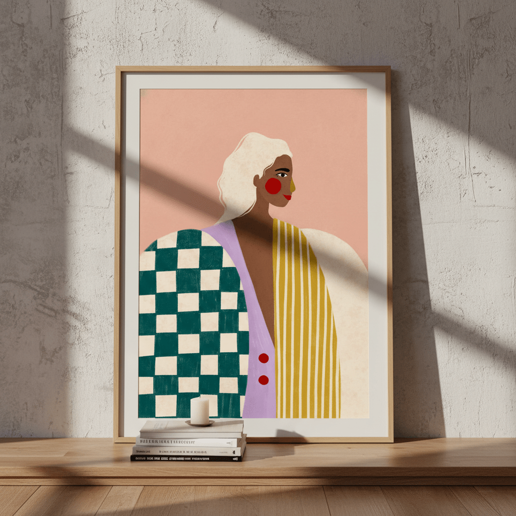 Funky Blouse by Bea Muller wall - art - picture - poster