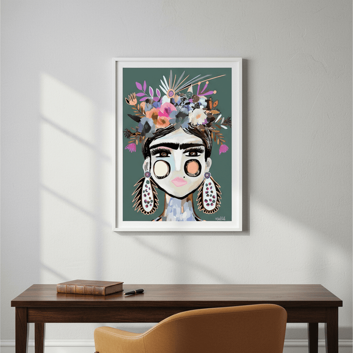 Funky Frida by Inkheart Designs wall - art - picture - poster