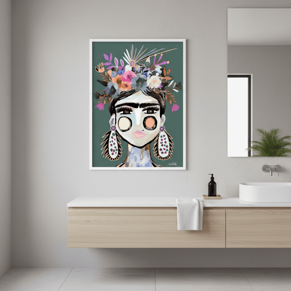 Funky Frida by Inkheart Designs wall - art - picture - poster