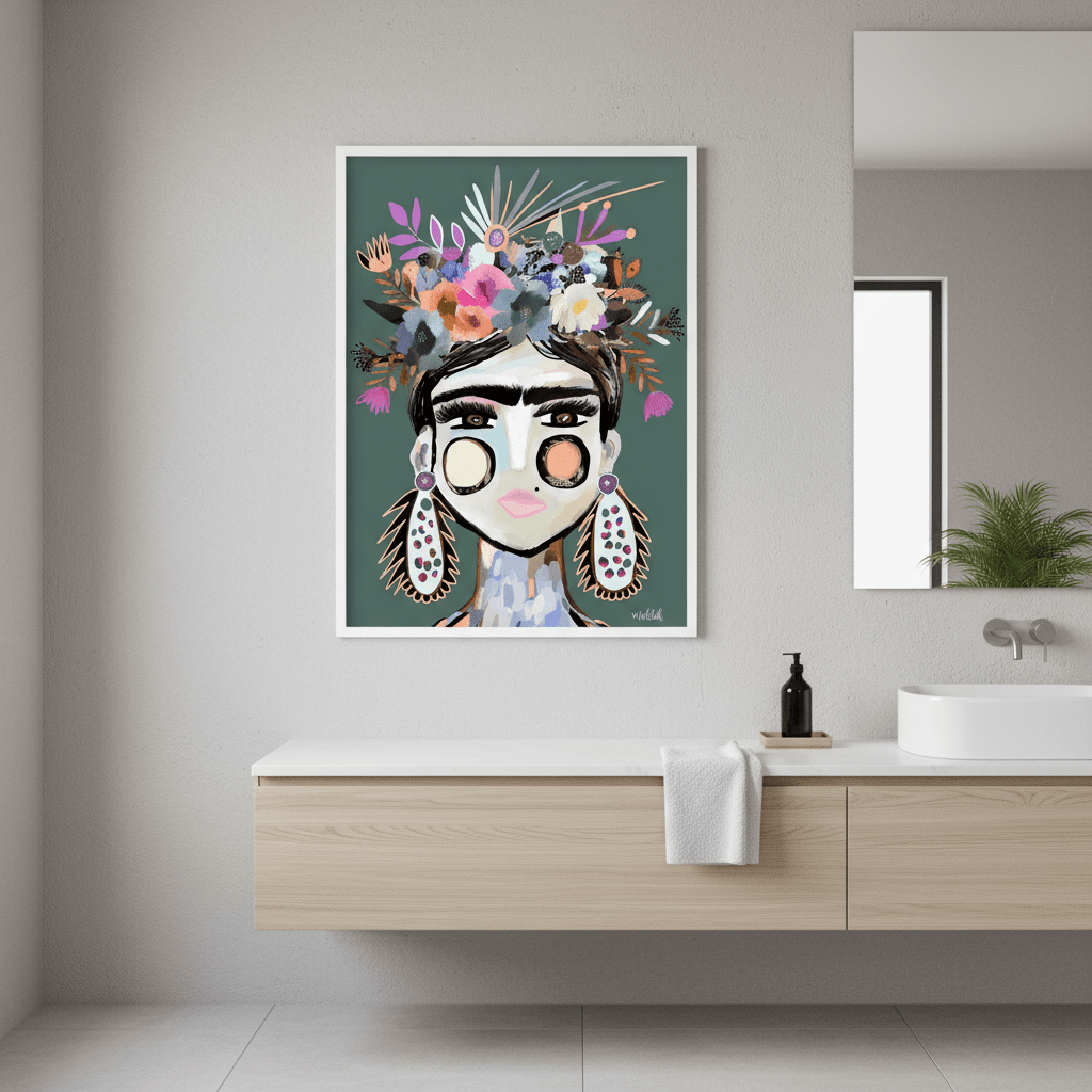 Funky Frida by Inkheart Designs wall - art - picture - poster
