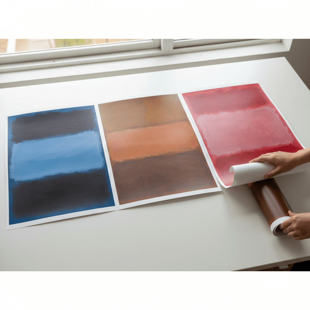 Gallery Wall Prints Mark Rothko Inspired Set of 4 wall - art - picture - poster