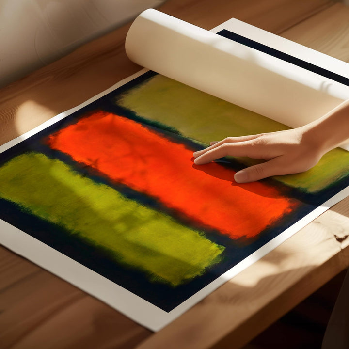 Gallery Wall Prints Mark Rothko Inspired Set of 4 wall - art - picture - poster